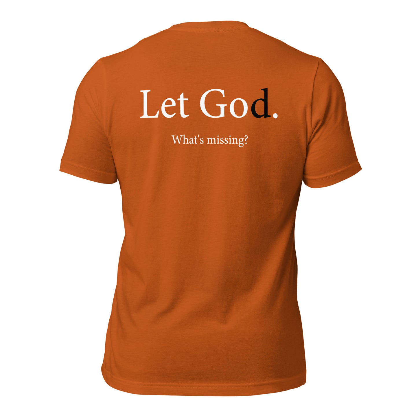 Let God.