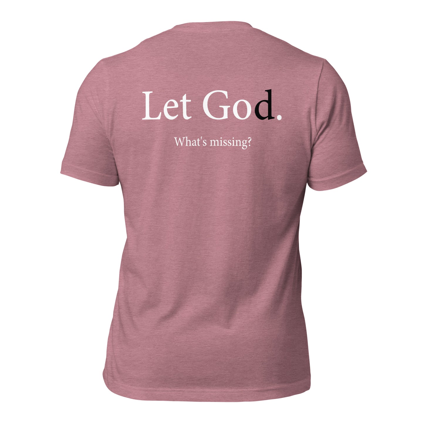 Let God.